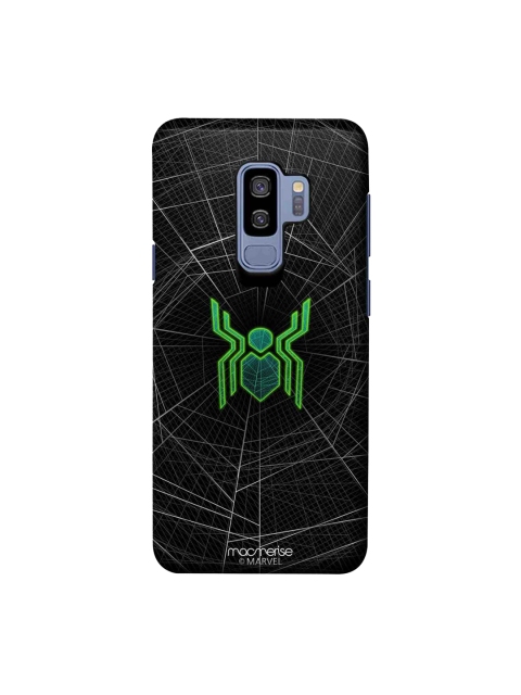 

macmerise Black & Green Marvel Comics Spiderman Logo Web Sublime Samsung Galaxy S9 Plus Back Case