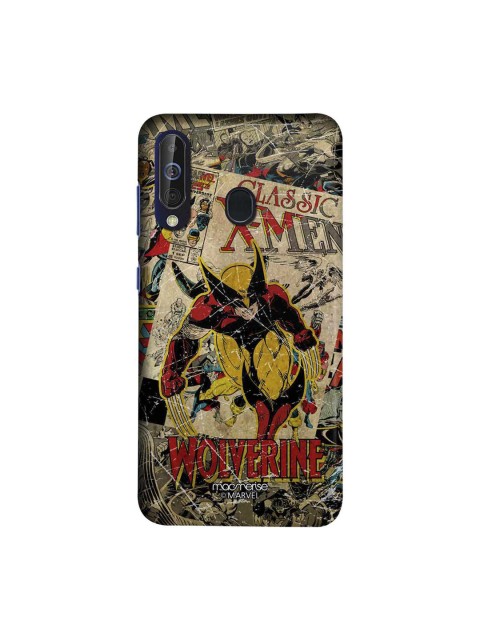 

macmerise Red & Yellow Marvel Comics Wolverine Sublime Samsung Galaxy A60 Case