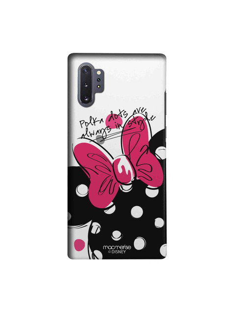 

macmerise White & Black Disney Polka Minnie Sublime Samsung Galaxy Note 10 Plus Back Case
