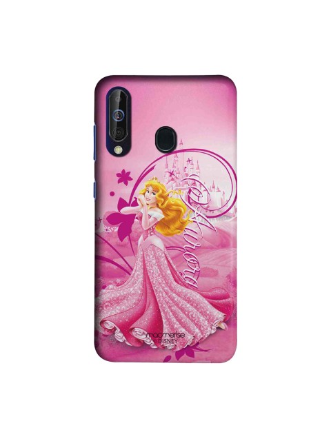 macmerise Pink & Yellow Disney Aurora Sublime Samsung Galaxy M40 Back Case