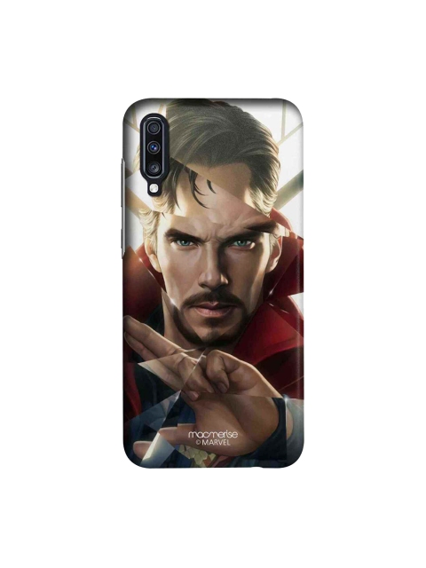 

macmerise Black & White Marvel Comics Doctor Strange Geometric Sublime Samsung Galaxy A70 Back Case