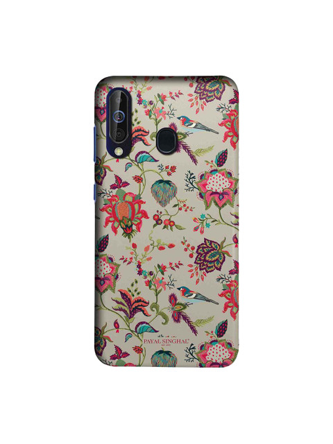 

macmerise Beige & Red Payal Singhal Chidiya Sublime Samsung Galaxy M40 Back Cover