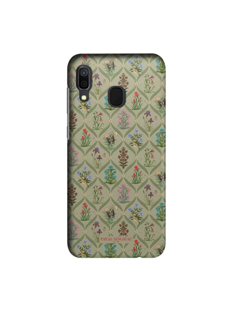 

macmerise Olive Green & Red Payal Singhal Mughal Motifs Sublime Samsung Galaxy A30 Back Cover
