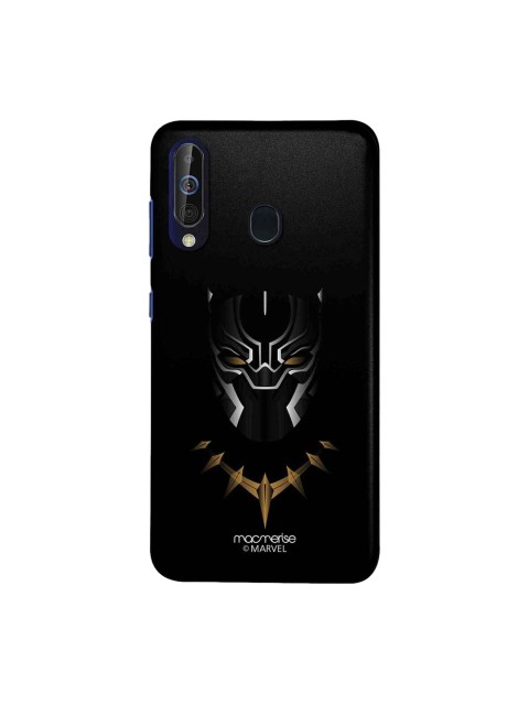 

macmerise Black & Gold-Toned Marvel Comics Minimalistic Panther Sublime Samsung Galaxy A60 Back Case