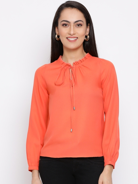 ALL WAYS YOU Women Orange Solid Top