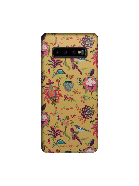 

macmerise Mustard Yellow & Pink Payal Singhal Chidiya Sublime Samsung Galaxy S10 Plus Back Case