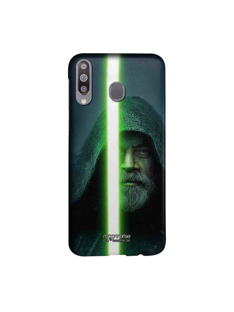 

macmerise Green & White Star Wars Light Saber Sublime Samsung Galaxy M30 Back Case