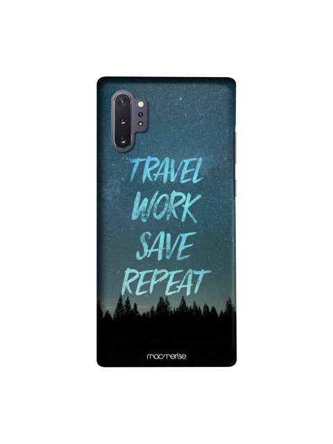 

macmerise Blue & Black Travel Work Save Repeat Sublime Samsung Galaxy Note 10 Plus Back Case