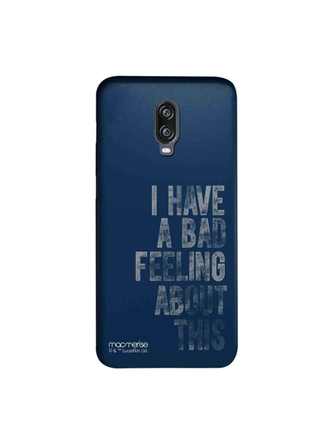 

macmerise Teal Blue & Grey Star Wars Bad Feeling Sublime OnePlus 6T Back Cover