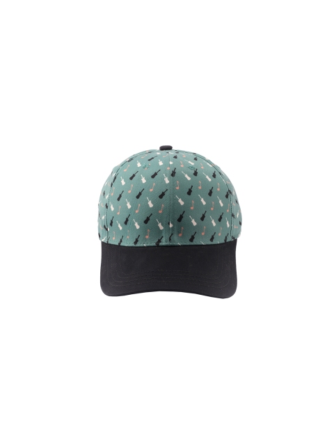 

Cap Shap Unisex Green & Black Printed Baseball Cap