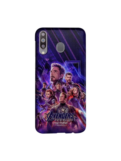 

macmerise Blue & Purple Marvel Comics Avengers Endgame Poster Sublime Samsung Galaxy M30 Back Case