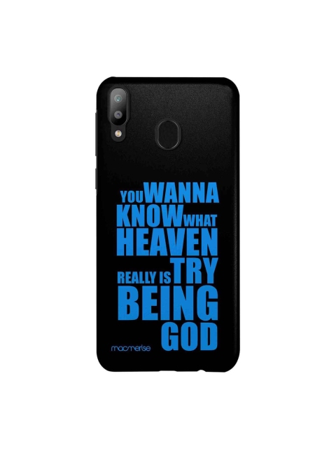 

macmerise Black & Blue Try Being God Sublime Samsung Galaxy M20 Back Case