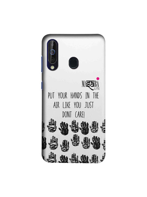 

macmerise White & Black Masaba Hands Up Sublime Samsung Galaxy M40 Back Case