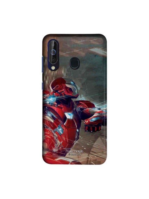 

macmerise Red & Brown Marvel Comics Ironman Attack Sublime Samsung Galaxy A60 Back Cover