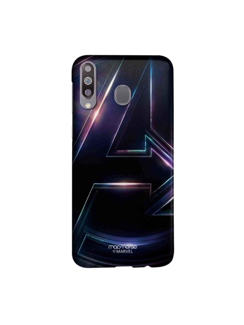 

macmerise Black & Pink Marvel Comics Infinity Logo Metallic Sublime Samsung Galaxy M30 Back Cover