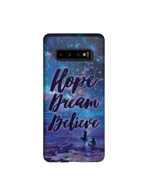 

macmerise Blue & Black Hope Dream Believe Sublime Samsung Galaxy S10 Plus Back Case