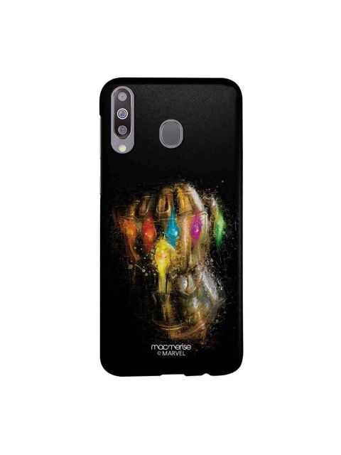 

macmerise Black & Gold-Toned Marvel Comics Gauntlet Brushstrokes Sublime Samsung Galaxy M30 Back Case