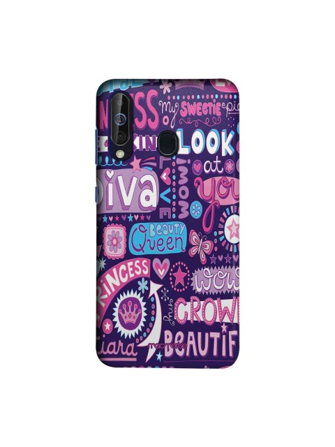 

macmerise Purple & Pink Diva Diaries Sublime Samsung Galaxy M40 Back Case