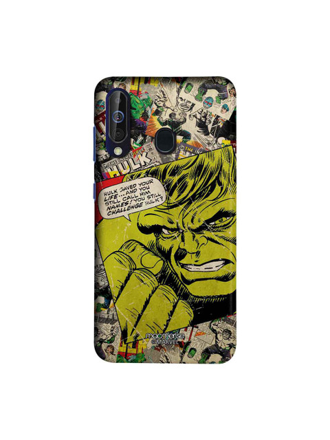 

macmerise Green & Grey Marvel Comics Comic Hulk Sublime Samsung Galaxy A60 Back Cover