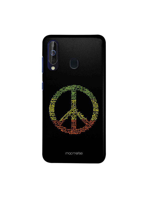 

macmerise Black & Yellow Symbol Of Peace Sublime Samsung Galaxy A60 Back Cover