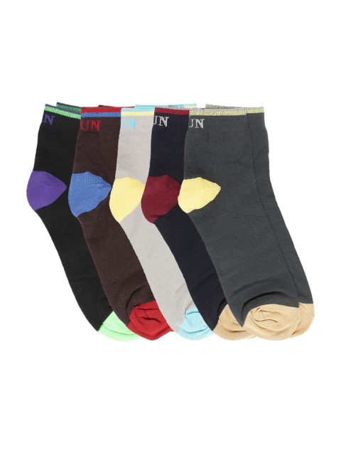 

Dollar Men Pack of 5 Assorted Ankle-Length Socks