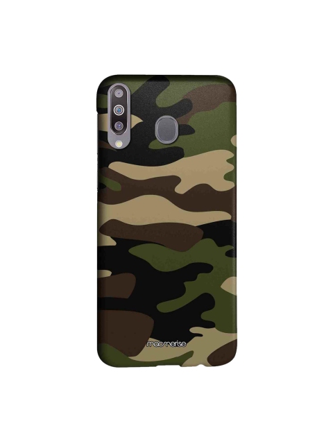 macmerise Olive Green & Brown Camo Military Illustration Sublime Samsung Galaxy M30 Case