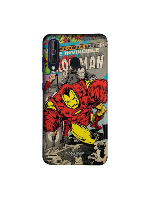 

macmerise Grey & Red Marvel Comics Comic Ironman Sublime Samsung Galaxy A60 Back Cover