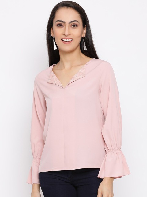 

ALL WAYS YOU Women Pink Solid Top
