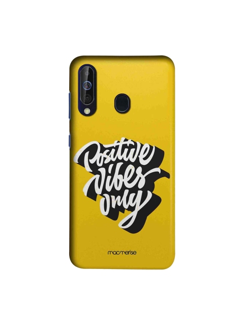 

macmerise Yellow & White Positive Vibes Sublime Samsung Galaxy M40 Back Case