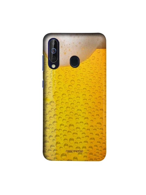 

macmerise Yellow & Brown Chug It Sublime Samsung Galaxy M40 Back Cover