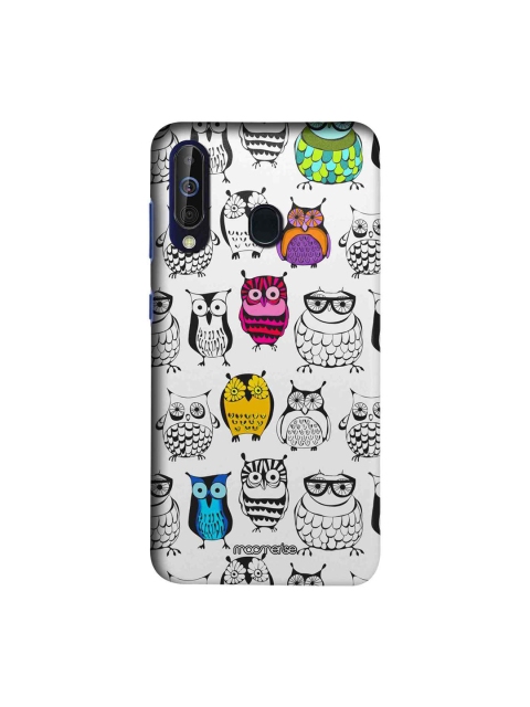 

macmerise White & Black Owl Art Sublime Samsung Galaxy M40 Back Case