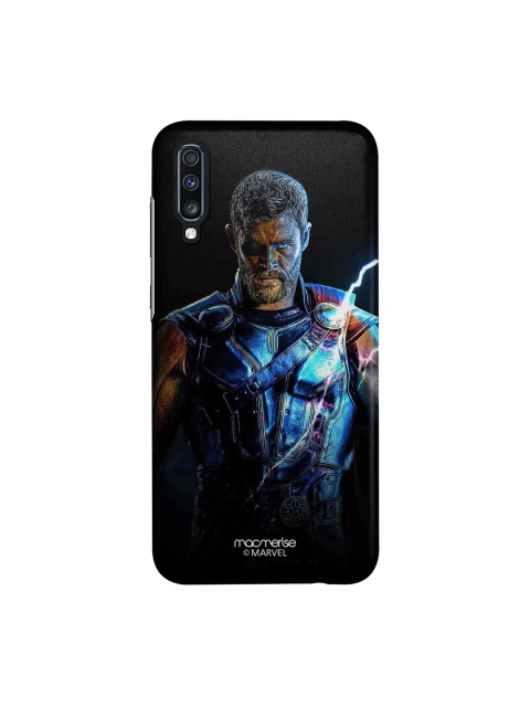 

macmerise Black & Blue Marvel Comics The Thor Triumph Sublime Samsung Galaxy A70 Back Case
