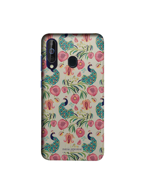 

macmerise Grey & Green Payal Singhal Aar & Mor Sublime Samsung Galaxy M40 Back Cover