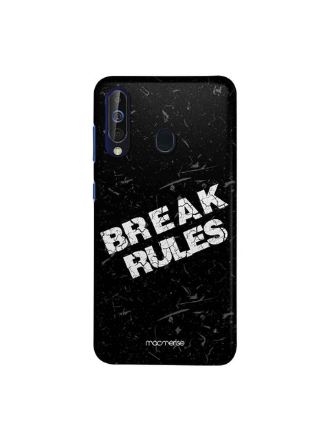 

macmerise Black & White Break Rules Samsung Galaxy M40 Back Case