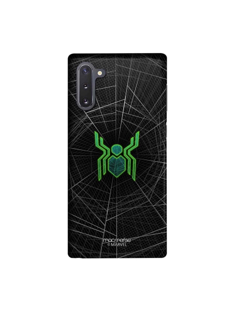 

macmerise Black & Green Marvel Comics Spiderman Logo Web Sublime Samsung Galaxy Note 10 Back Case