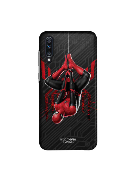 

macmerise Black & Red Marvel Comics Spiderman Tingle Sublime Samsung Galaxy A70 Case