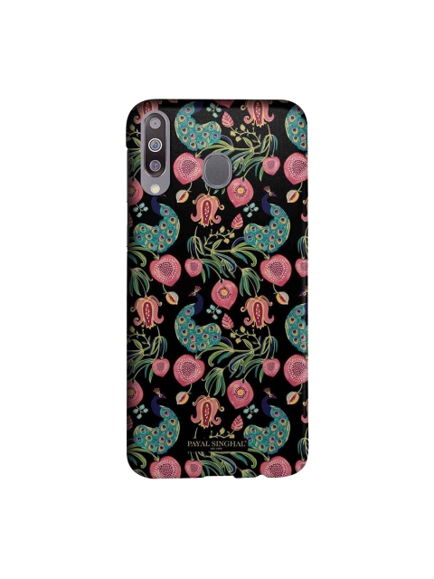 

macmerise Black & Pink Payal Singhal Anaar & Mor Sublime Samsung Galaxy M30 Back Case