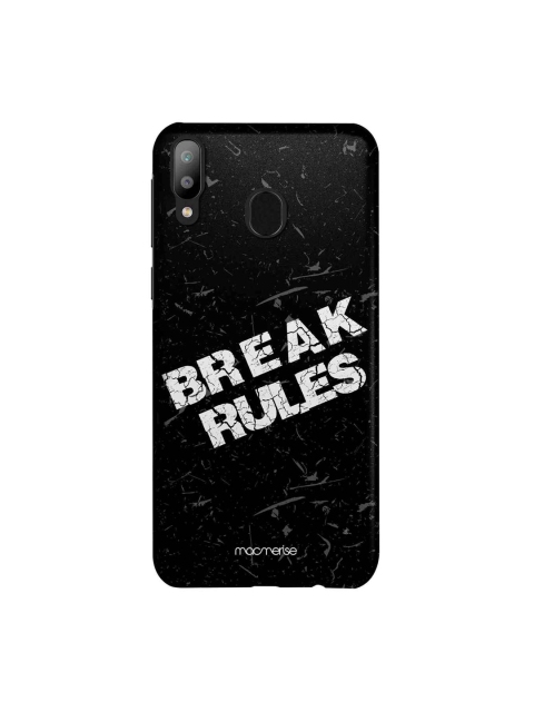 

macmerise Black & White Break Rules Samsung Galaxy M20 Back Case