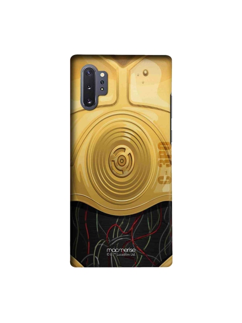 

macmerise Gold-Toned & Black Star Wars Attire C3PO Sublime Samsung Galaxy Note10 Plus Back Cover