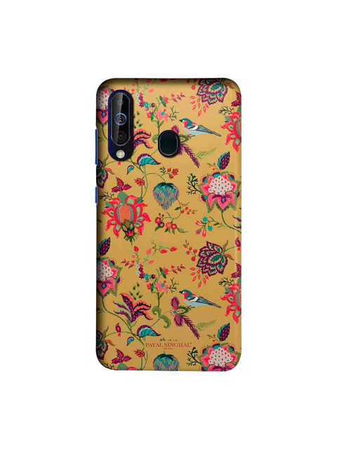 

macmerise Mustard Yellow & Pink Payal Singhal Chidiya Sublime Samsung Galaxy M40 Back Case