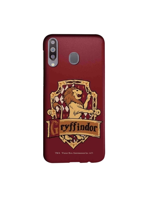 

macmerise Red & Brown Harry Potter Crest Gryffindor Sublime Samsung Galaxy M30 Back Case