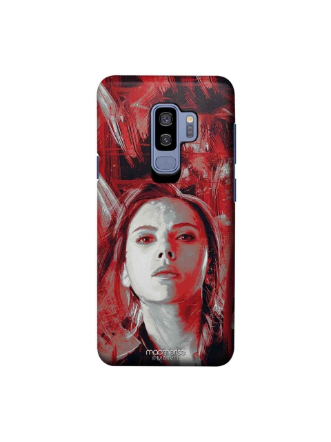 

macmerise Red & Grey Marvel Comics Charcoal Art Black Widow Samsung Galaxy S9 Plus Back Case