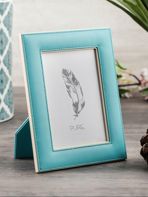 

Pure Home and Living Turquoise Blue Solid Table-Top Photo Frame