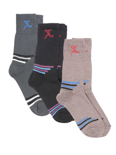

Dollar Men Pack of 3 Assorted Calf-Length Socks