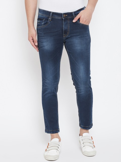

American Archer Men Blue Tapered Fit Low-Rise Clean Look Stretchable Jeans