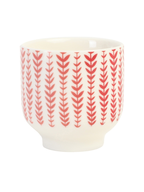 

Chumbak Red & White Printed Ceramic Bowl