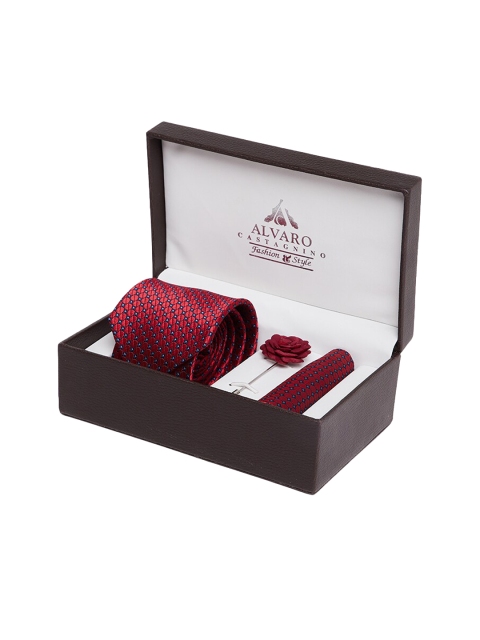 

Alvaro Castagnino Men Maroon Accessory Gift Set