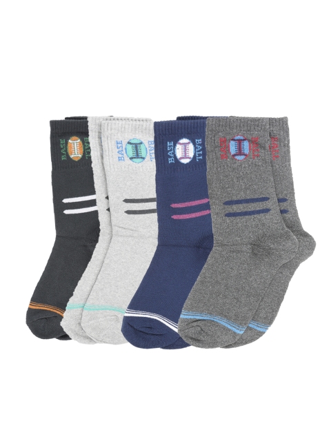 

Dollar Men Pack of 4 Assorted Above Ankle-Length Socks