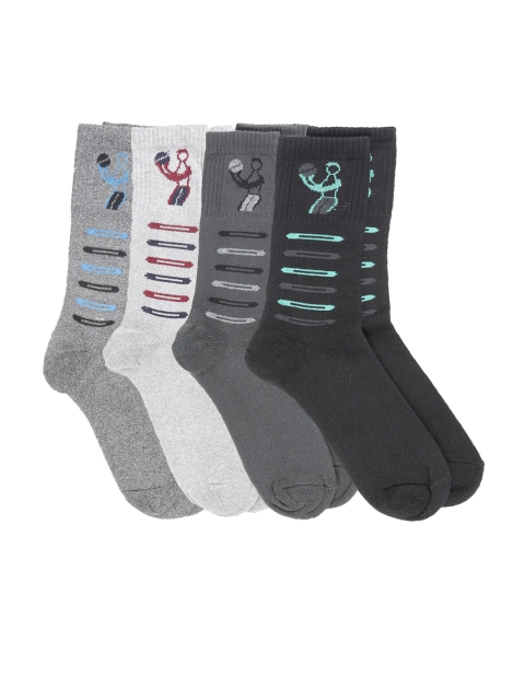 

Dollar Men Pack Of 4 Assorted Above Ankle-Length Socks