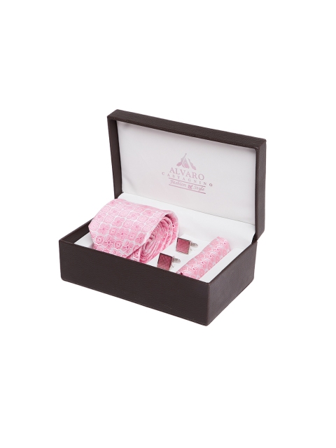 

Alvaro Castagnino Men Pink Accessory Gift Set